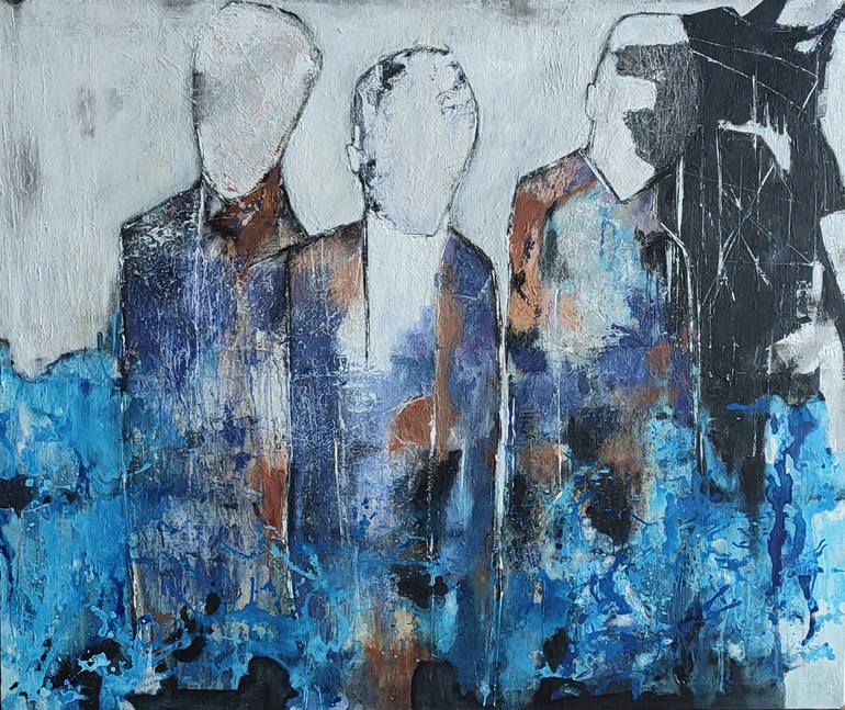 Original Figurative Men Painting by Rana Siba