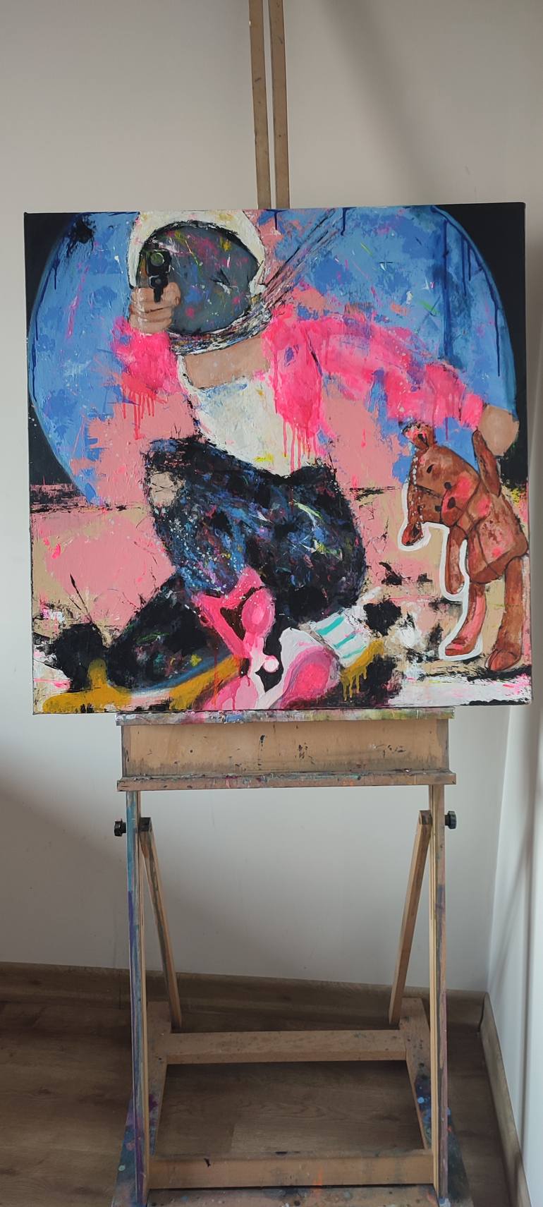 Original Figurative Children Painting by Rana Siba
