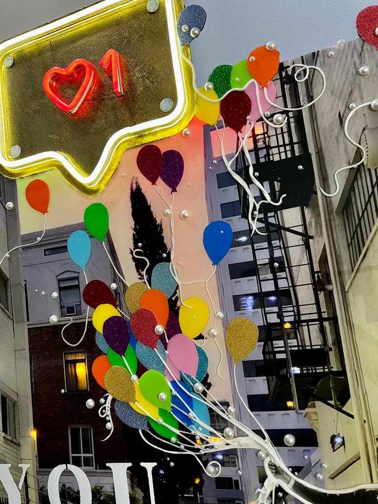 Original Contemporary Love Mixed Media by Cassidy Barnes