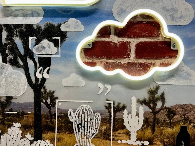 Original Street Art Nature Mixed Media by Cassidy Barnes