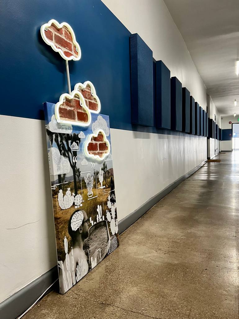 Original Street Art Nature Mixed Media by Cassidy Barnes