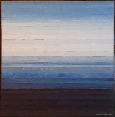 Original Seascape Collage by marcial ossio inclan
