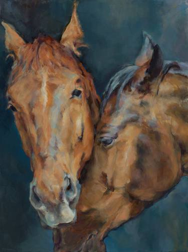Print of Expressionism Horse Paintings by Robyn Drake