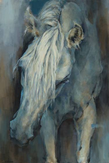 Original Expressionism Horse Paintings by Robyn Drake