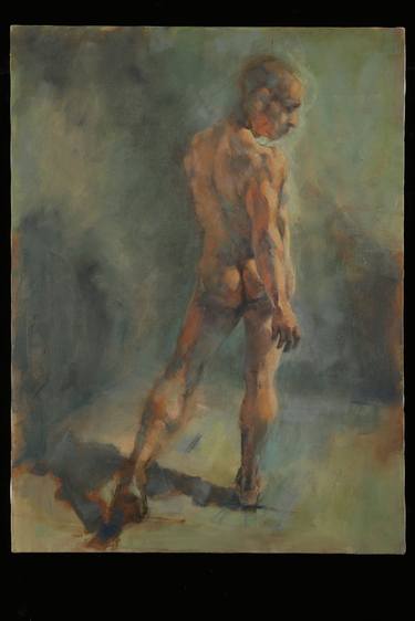 Original Expressionism Men Paintings by Robyn Drake