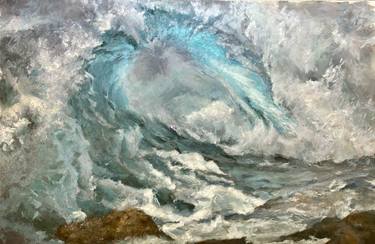 Original Expressionism Seascape Paintings by Robyn Drake