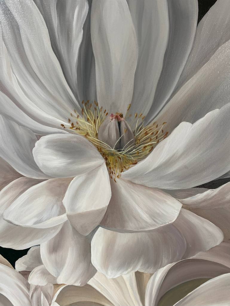 Original Realism Floral Painting by Darya Sadomskaya