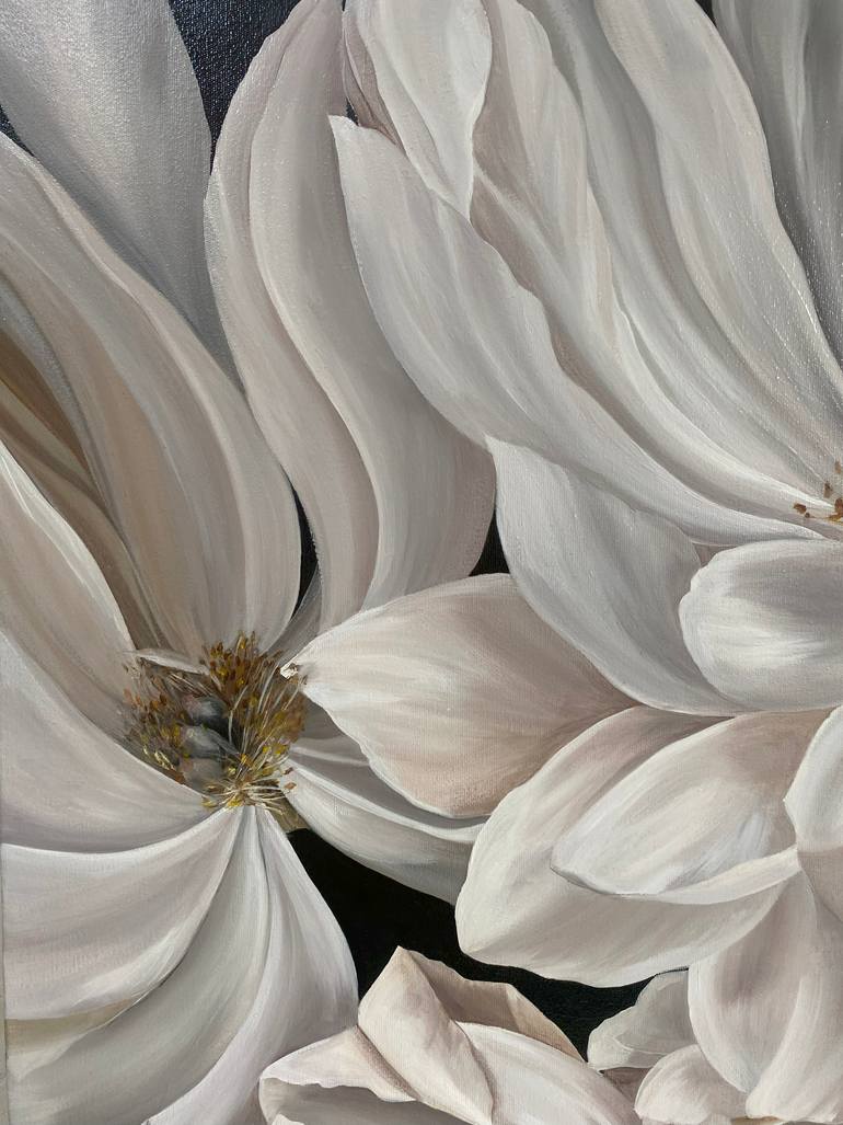 Original Realism Floral Painting by Darya Sadomskaya