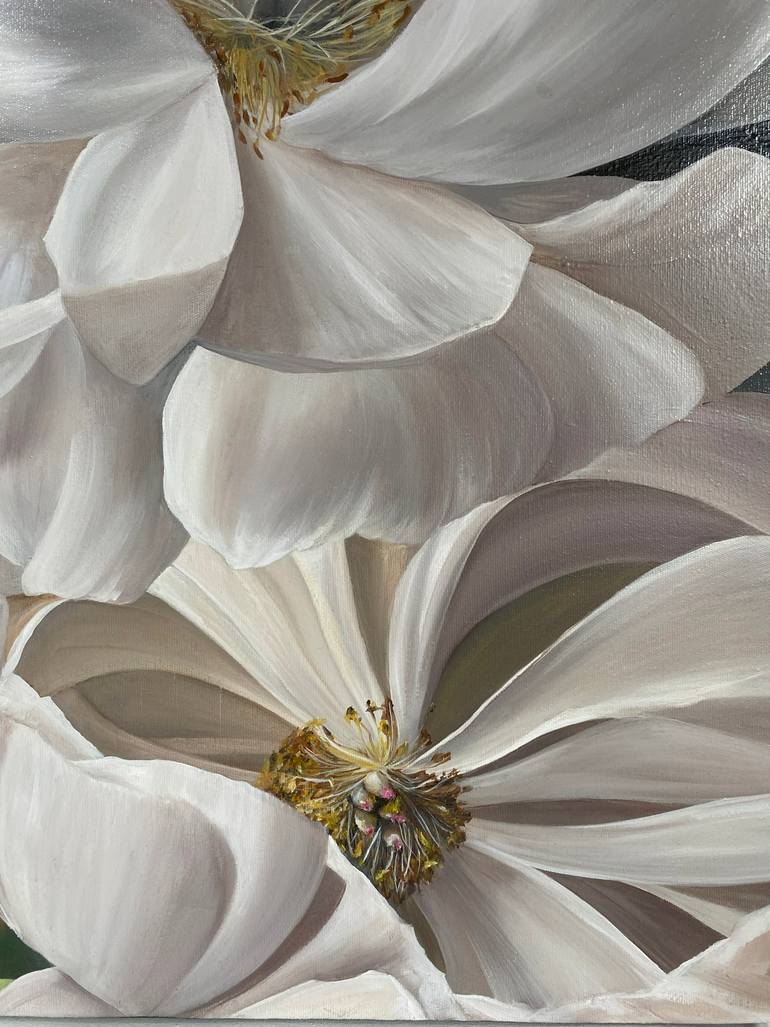 Original Realism Floral Painting by Darya Sadomskaya