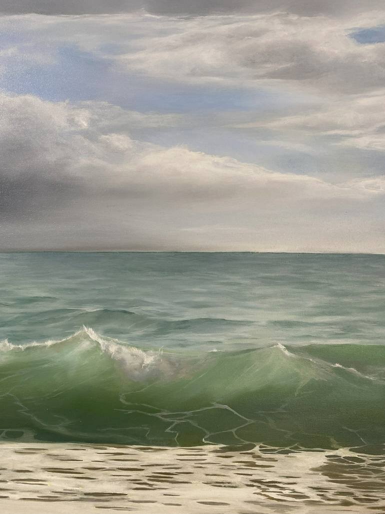 Original Realism Seascape Painting by Darya Sadomskaya