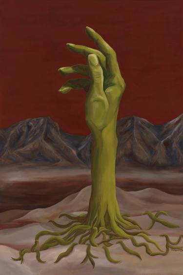 Original Surrealism Nature Painting by Taylor Stoneman
