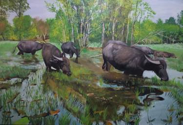 Original Realism Nature Paintings by Arzha Chip