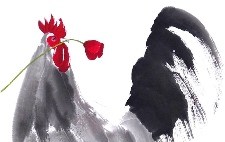 Original Contemporary Animal Painting by Milla Chang