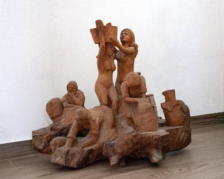 Original Modern Rural life Sculpture by anselmo dorkin