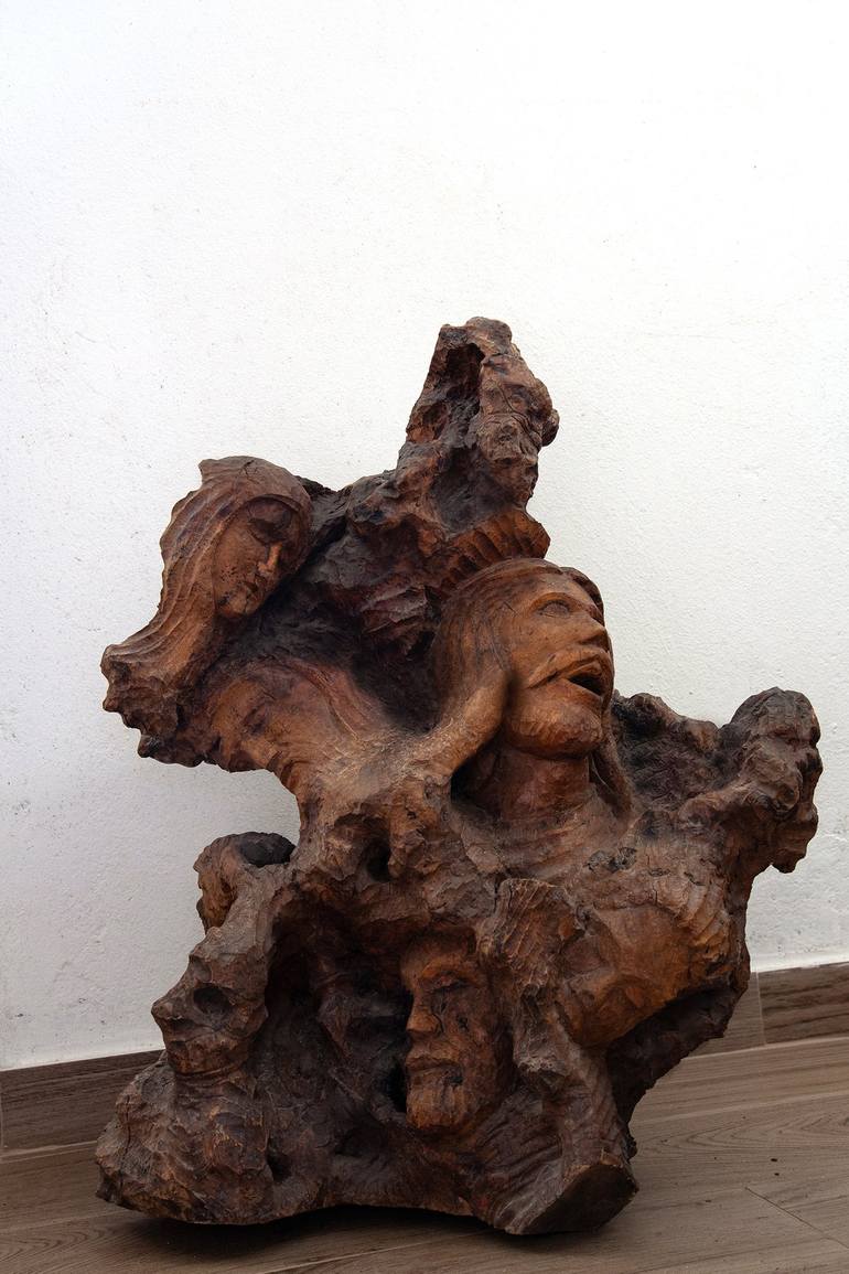 Original Realism Religion Sculpture by anselmo dorkin