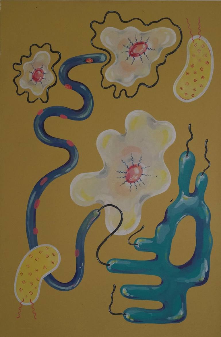 Original Modernism Abstract Paintings by Ataya Artisia