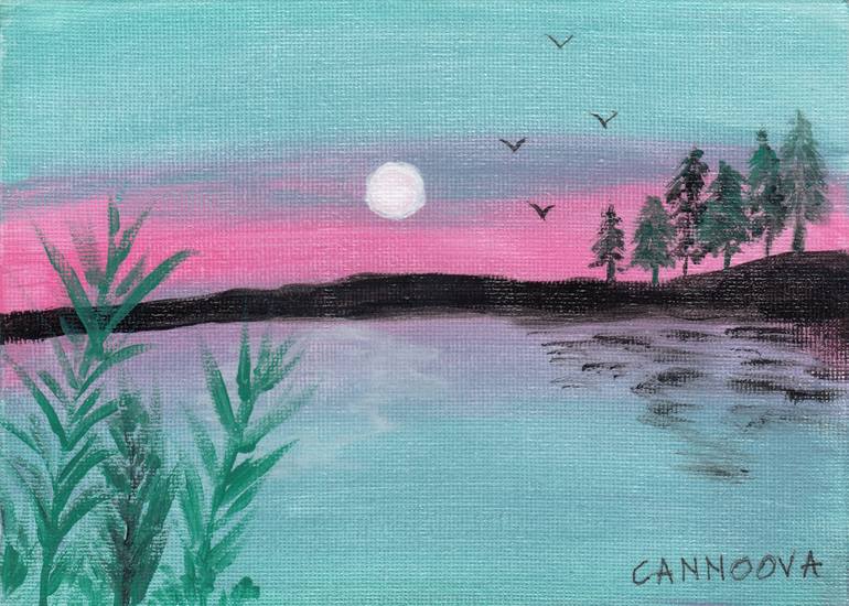Original Fine Art Nature Painting by CANN OOVA
