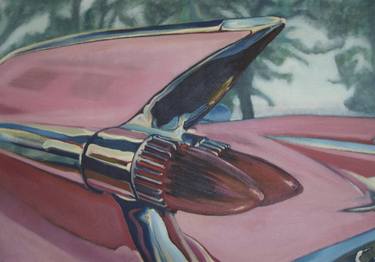 Original Realism Automobile Paintings by Sarah Ann Mitchell