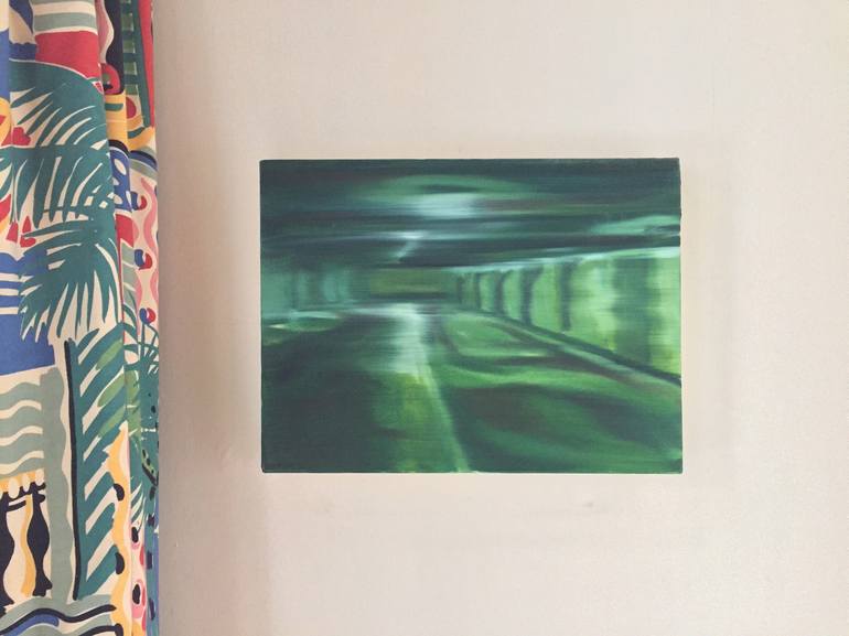Original Realism Outer Space Painting by Sarah Ann Mitchell