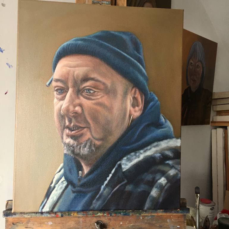 Original Figurative People Painting by Sarah Ann Mitchell