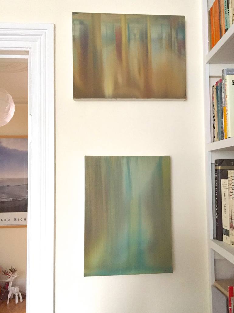 Original Expressionism Architecture Painting by Sarah Ann Mitchell