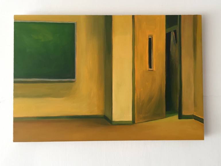 Original Figurative Architecture Painting by Sarah Ann Mitchell