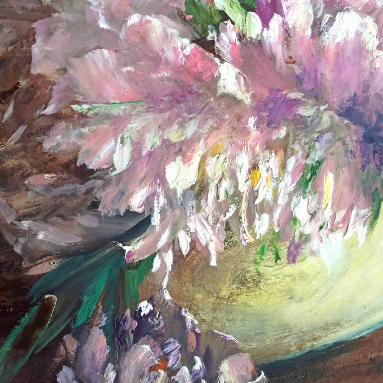 Original Contemporary Floral Painting by Aleksandra Portenko