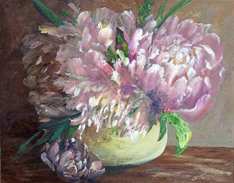 Original Contemporary Floral Painting by Aleksandra Portenko