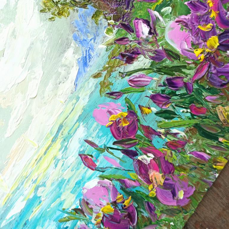Original Contemporary Floral Painting by Aleksandra Portenko
