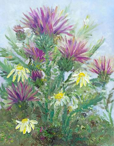 Original Impressionism Floral Paintings by Aleksandra Portenko
