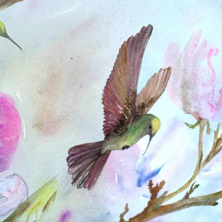 Original Contemporary Floral Painting by Aleksandra Portenko