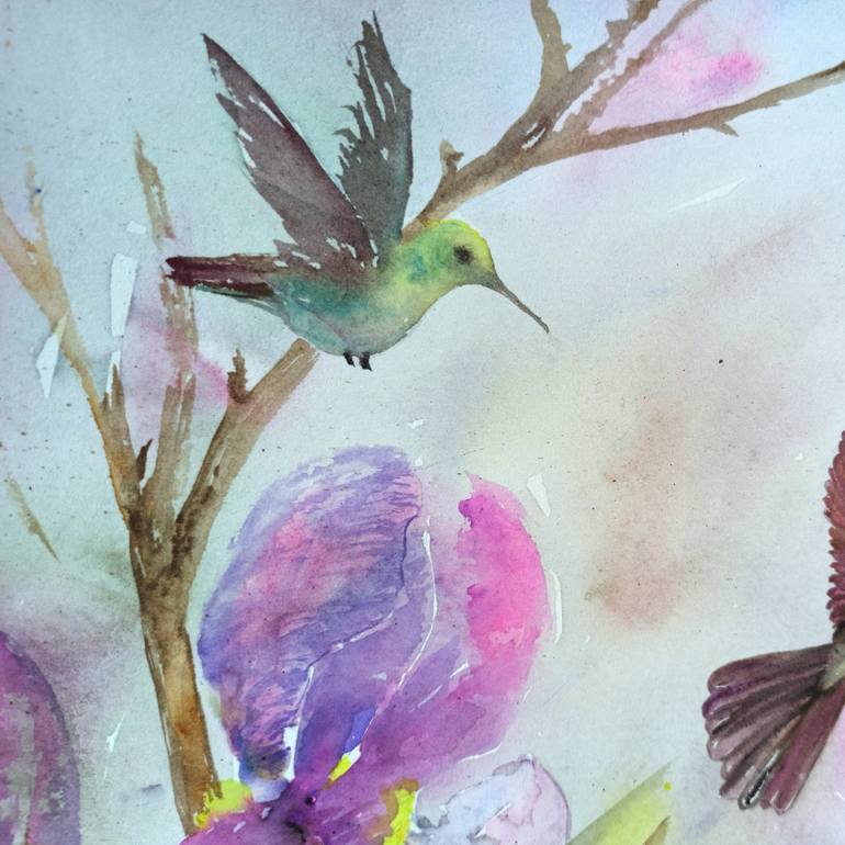 Original Contemporary Floral Painting by Aleksandra Portenko