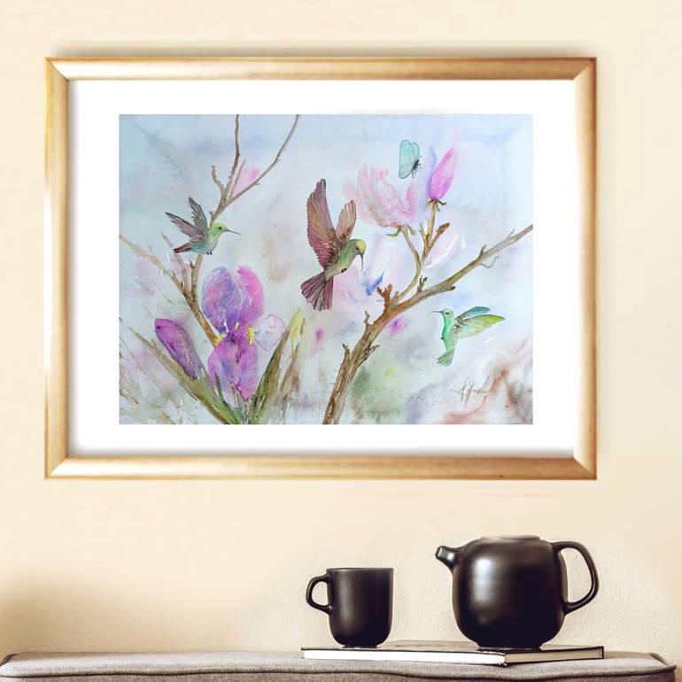 Original Contemporary Floral Painting by Aleksandra Portenko