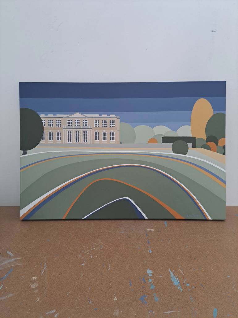 Original Contemporary Architecture Painting by Suzanne Whitmarsh