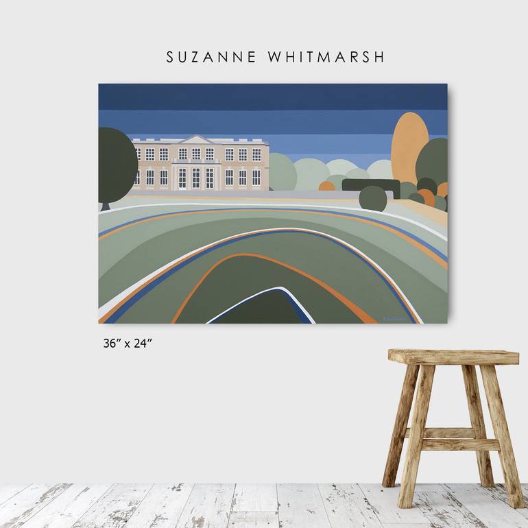 Original Architecture Painting by Suzanne Whitmarsh