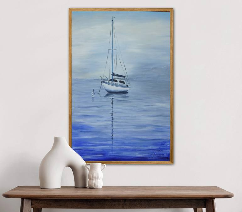 Original Realism Seascape Painting by Ana Laura Levitán