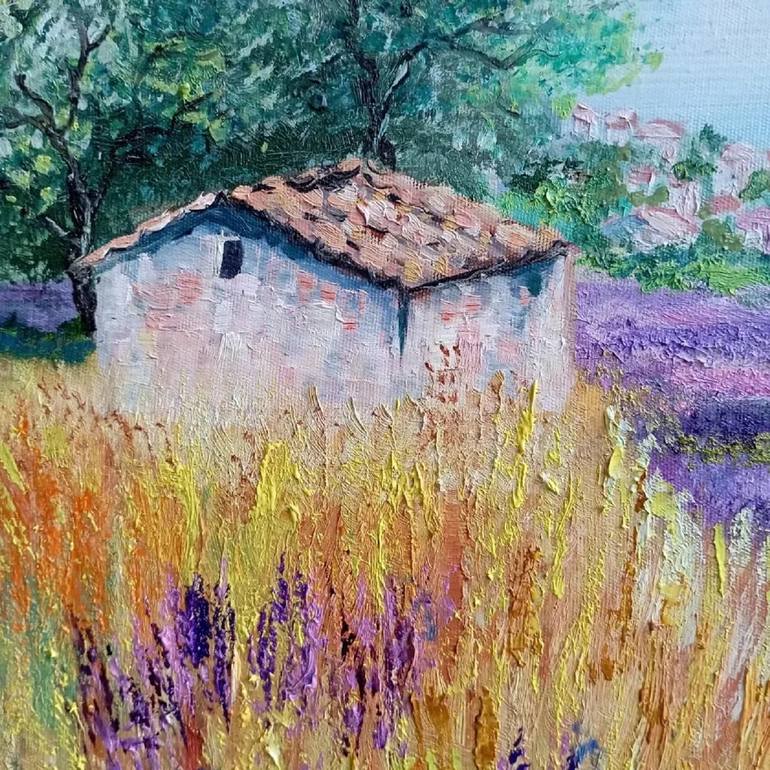 Original Impressionism Landscape Painting by Angelina Altynbaeva