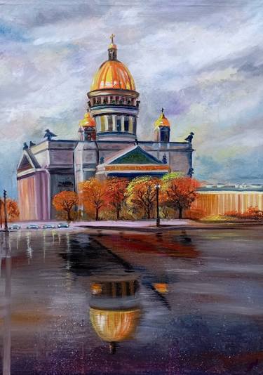 Original Architecture Paintings by Angelina Altynbaeva