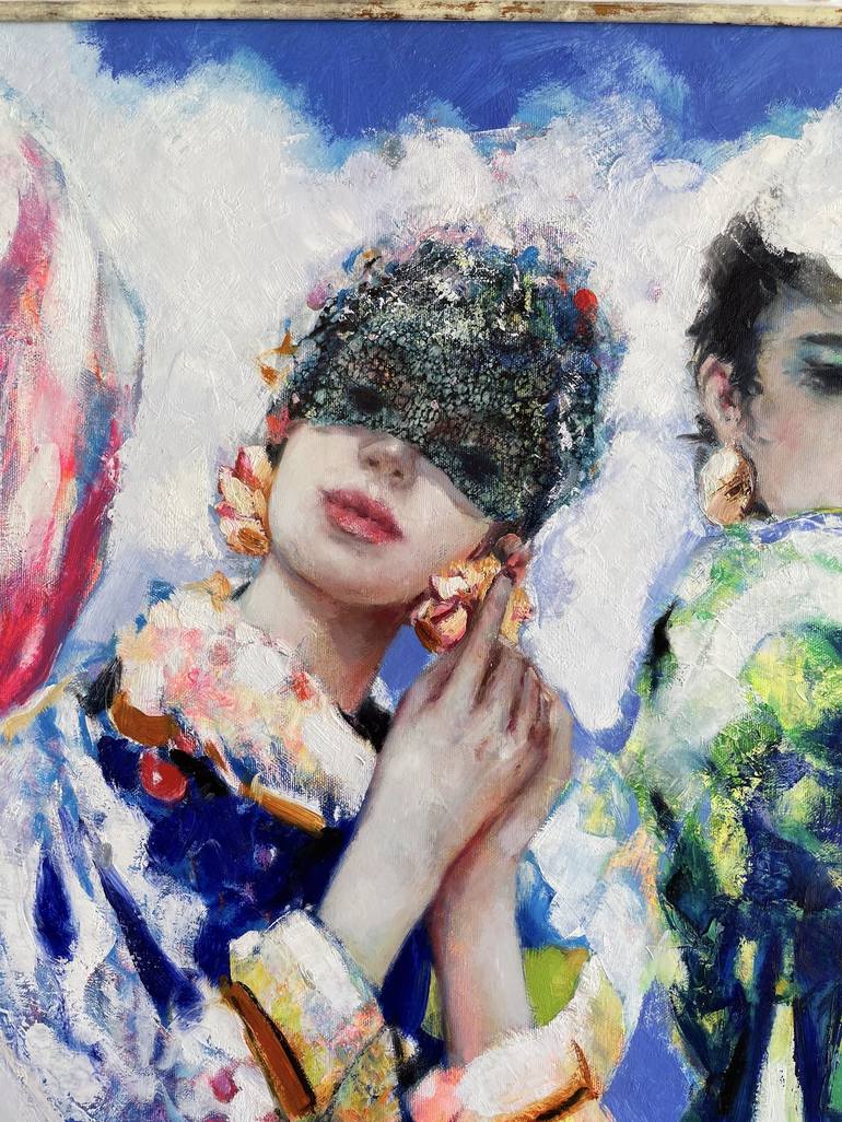 Original Fashion Painting by Emil Aziz