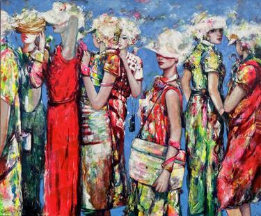 Print of Impressionism Fashion Paintings by Emil Aziz