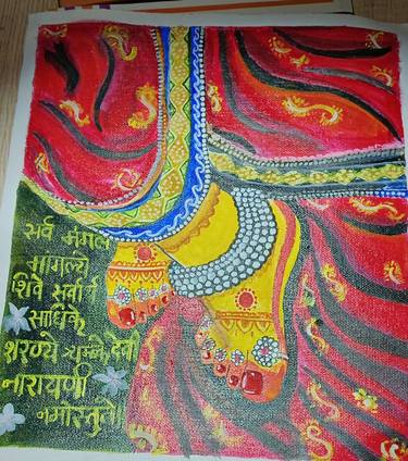 Original Classicism Religion Paintings by Prajapati Manish