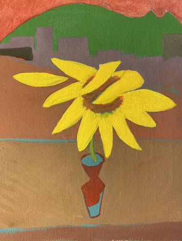 Windblown Sunflower thumb