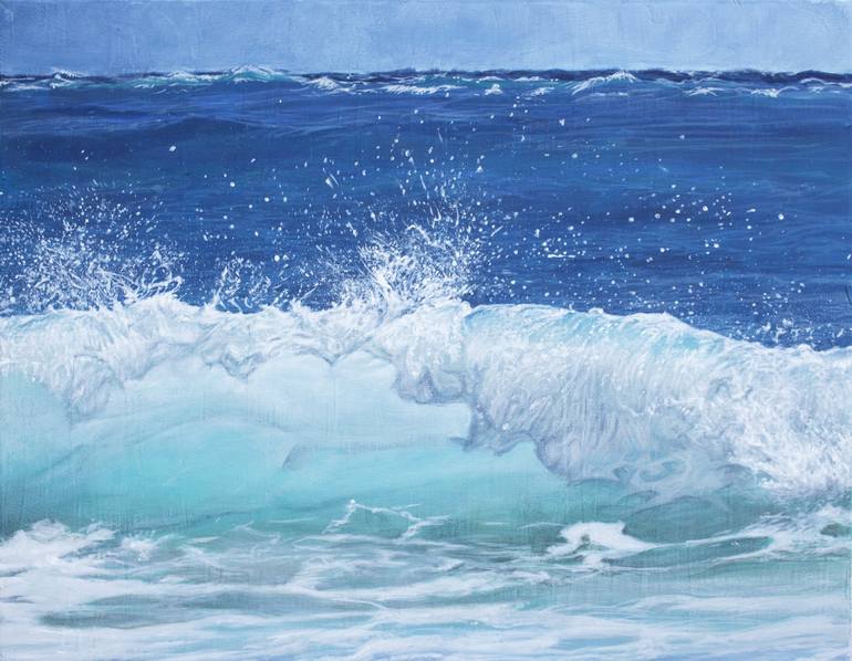 Original Realism Seascape Painting by Lorenzo Sperzaga