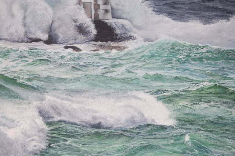 Original Realism Seascape Painting by Lorenzo Sperzaga