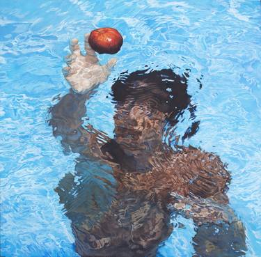 Print of Photorealism Water Paintings by Lorenzo Sperzaga