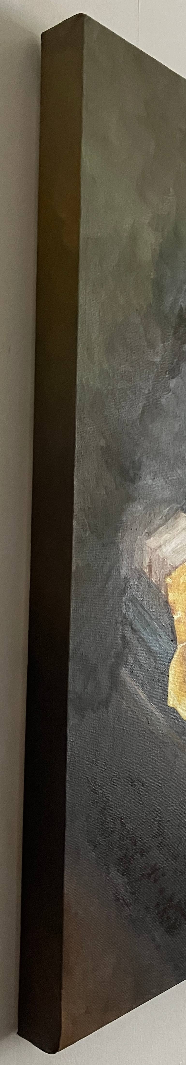 Original Impressionism Still Life Painting by Jenipher Emanuelle De Lima Campos Zampier