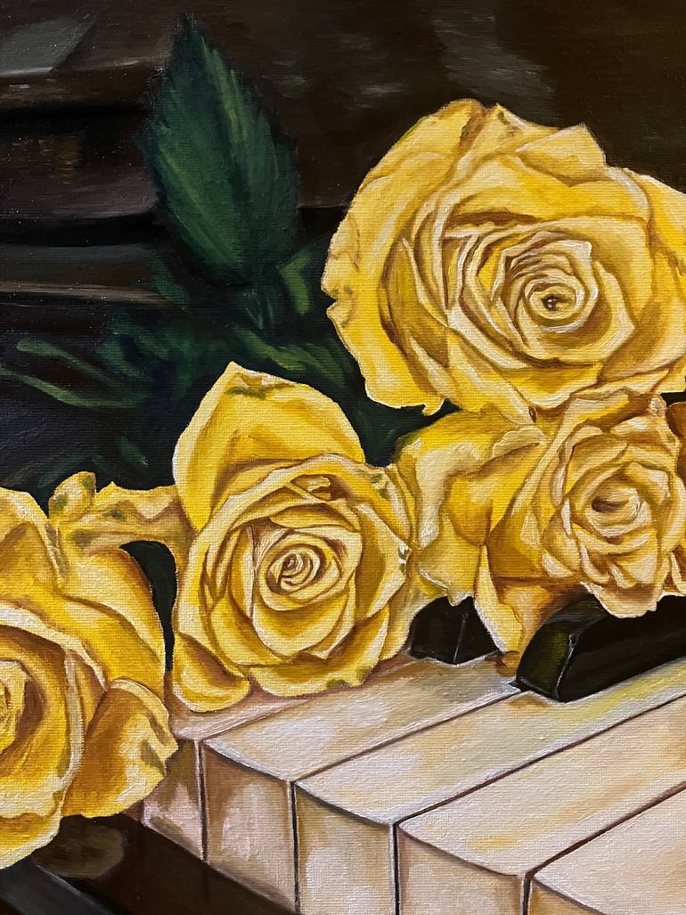 Original Impressionism Still Life Painting by Jenipher Emanuelle De Lima Campos Zampier