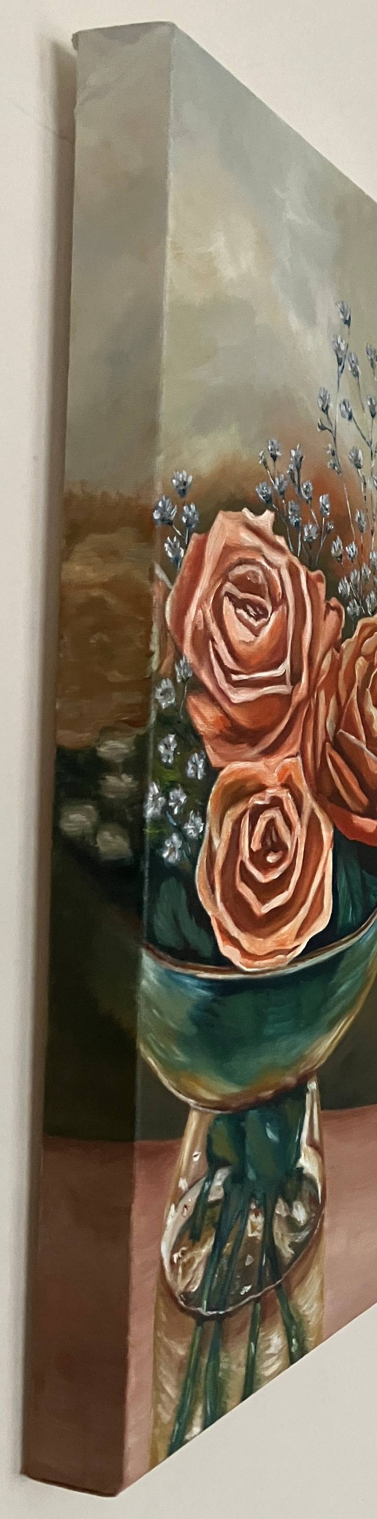 Original Realism Still Life Painting by Jenipher Emanuelle De Lima Campos Zampier