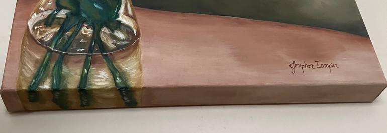 Original Realism Still Life Painting by Jenipher Emanuelle De Lima Campos Zampier