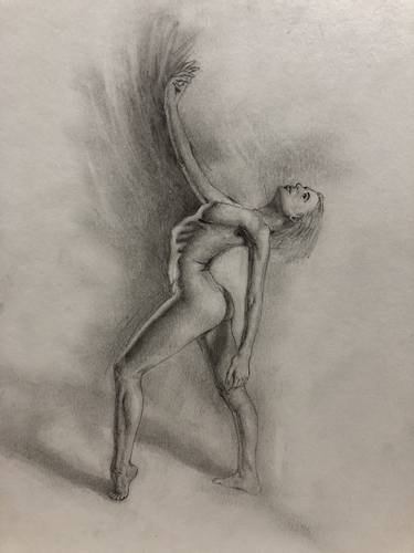 Original Figurative Women Drawings by André Rodrigues